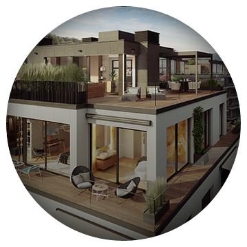 Penthousy a byty - Etapa 1prodáno