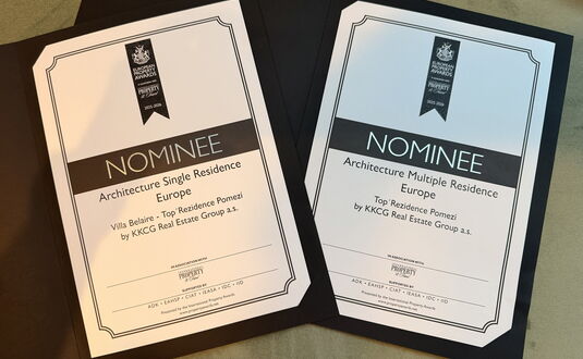 Prestižní mezinárodní ocenění European Property Awards