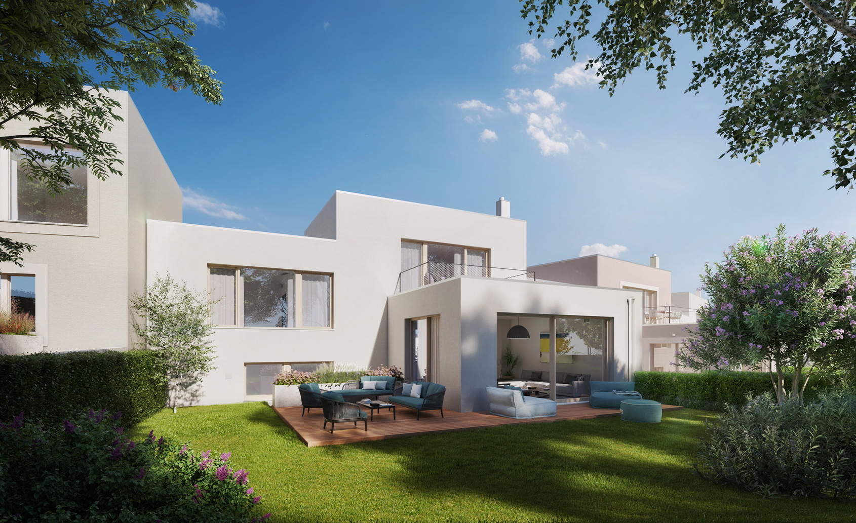 Gardens as an extension of the living room