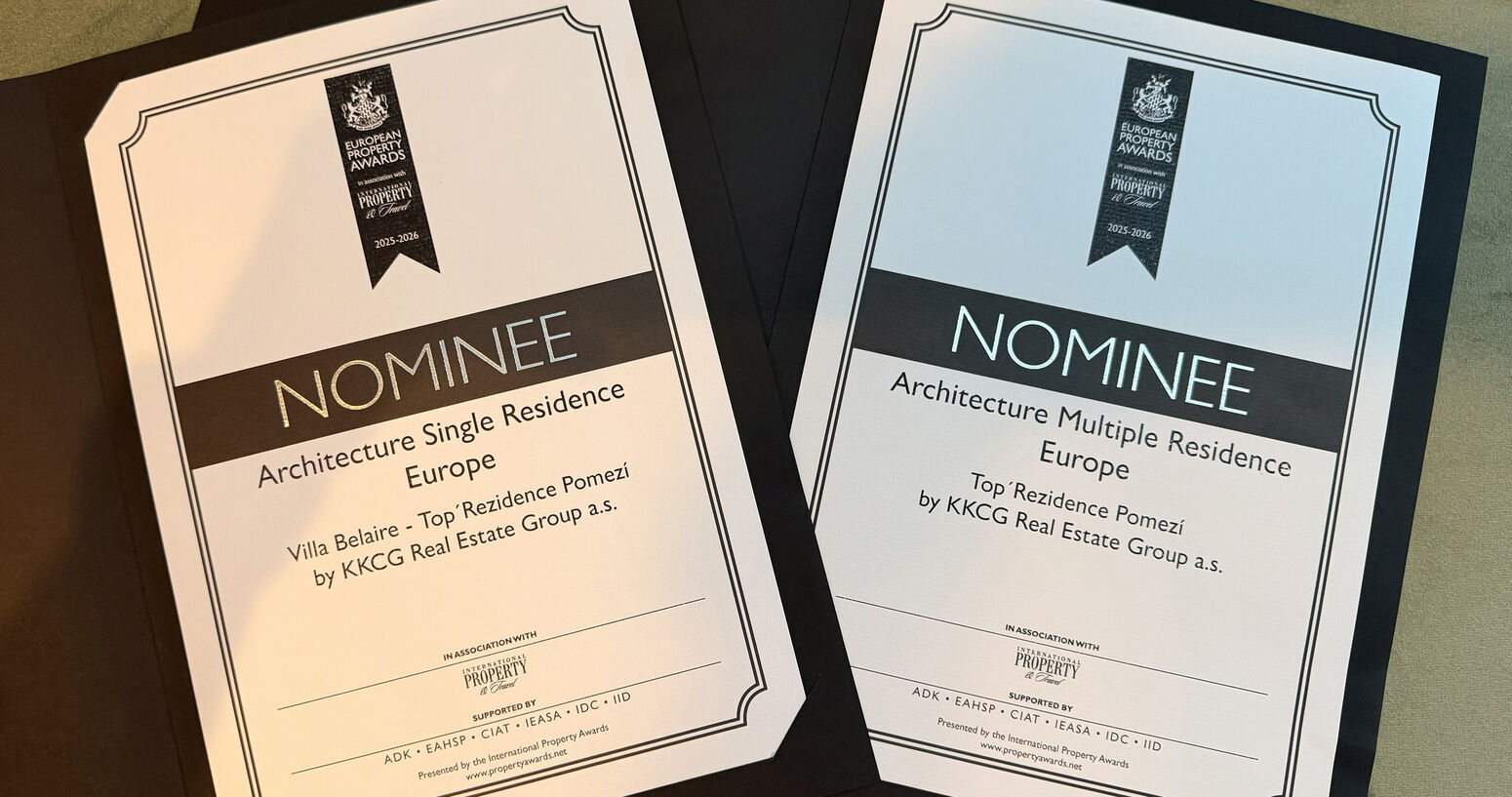 European Property Awards recognition
