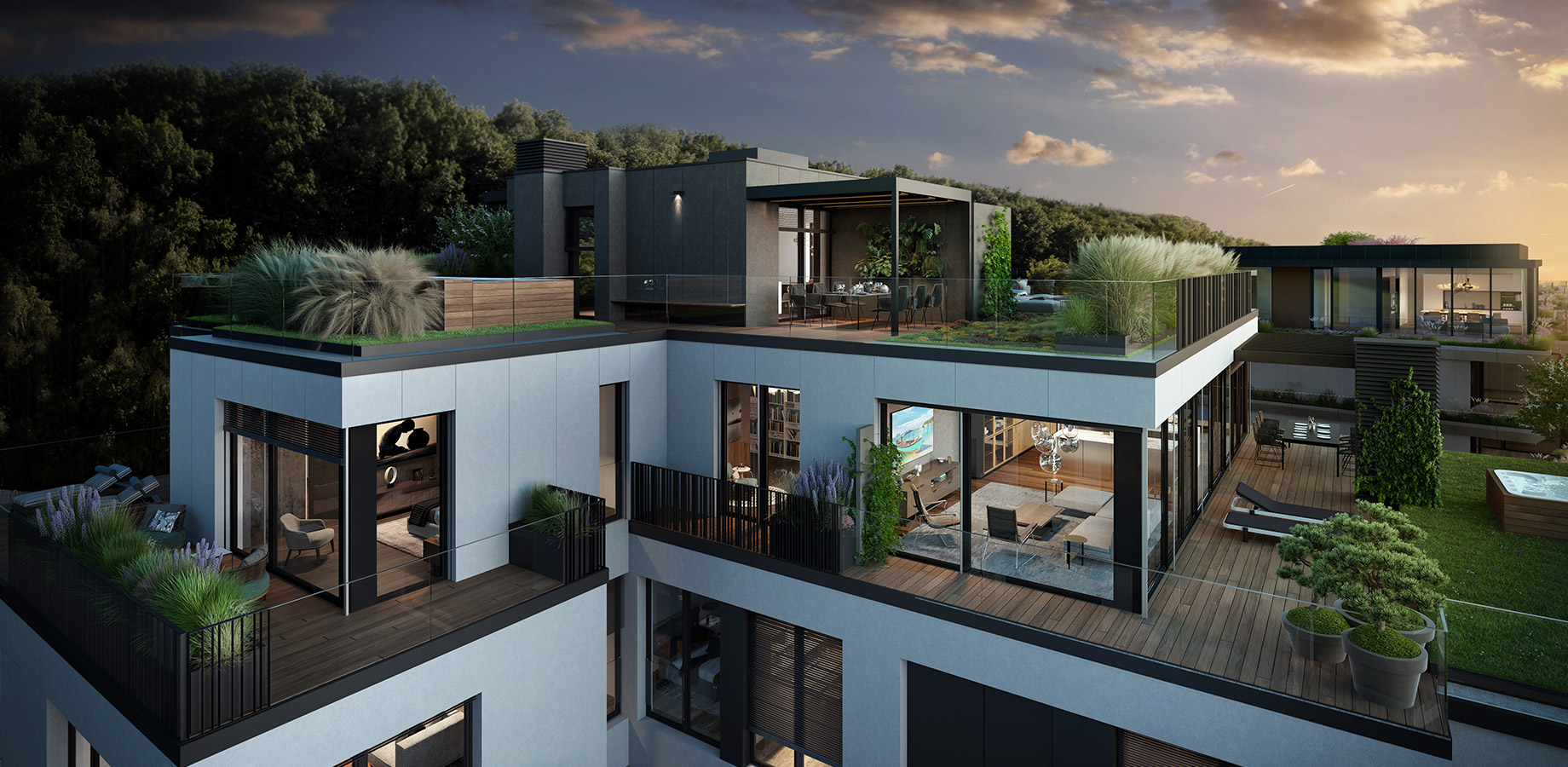 PENTHOUSE <br> LIVING ON THE TOP