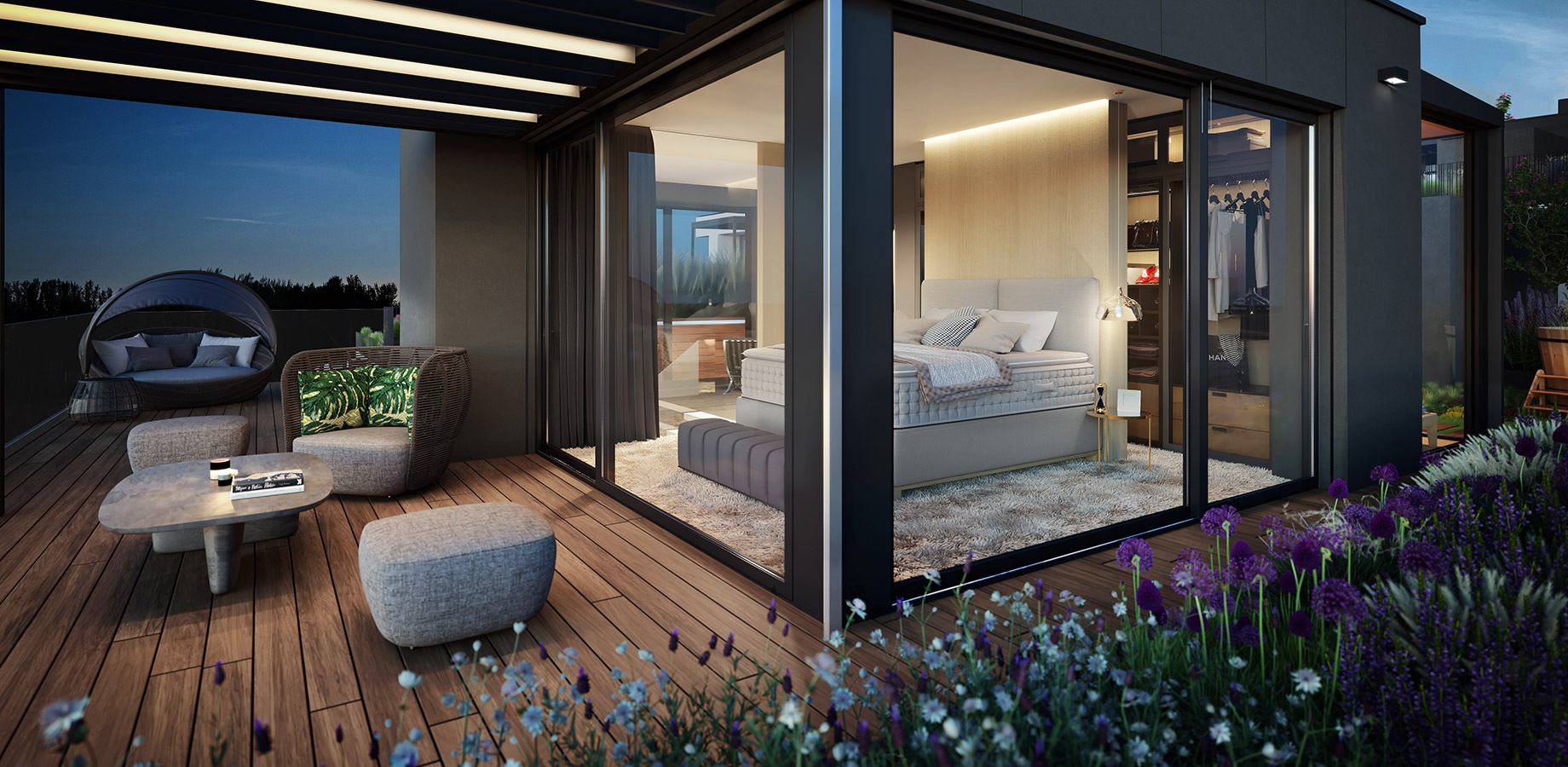 PENTHOUSE <br> LIVING ON THE TOP
